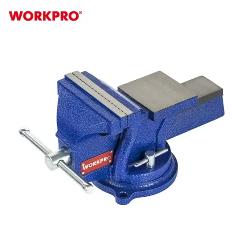 Workpro 8″ Bench Vise with Swivel Base